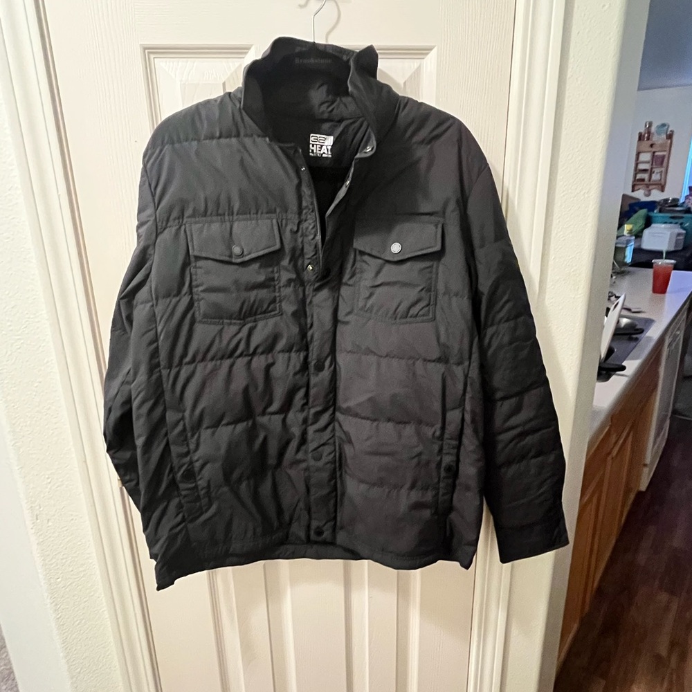 Men's Black Puffer Jacket